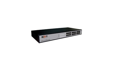 Nexxt Naxos 2400R - Nexxt Rackmount Switch ASFRM244U2 24 Port 10/100 110/220V US
