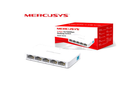 MERCUSYS 5-PORT 10/100Mbps DESKTOP SWITCH - MS105
