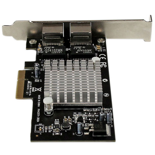  Tarjeta Adaptador de Red PCI Express PCI-E Gigabit Ethernet con 2 Puertos RJ45 de 1Gbps y Chipset Intel i350 (ST2000SPEXI) - Adaptador de red - PCIe 2.1 x4 - Startech - ST2000SPEXI