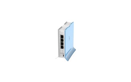 MikroTik RouterBOARD hAP lite - Enrutador inalámbrico - conmutador de 4 puertos