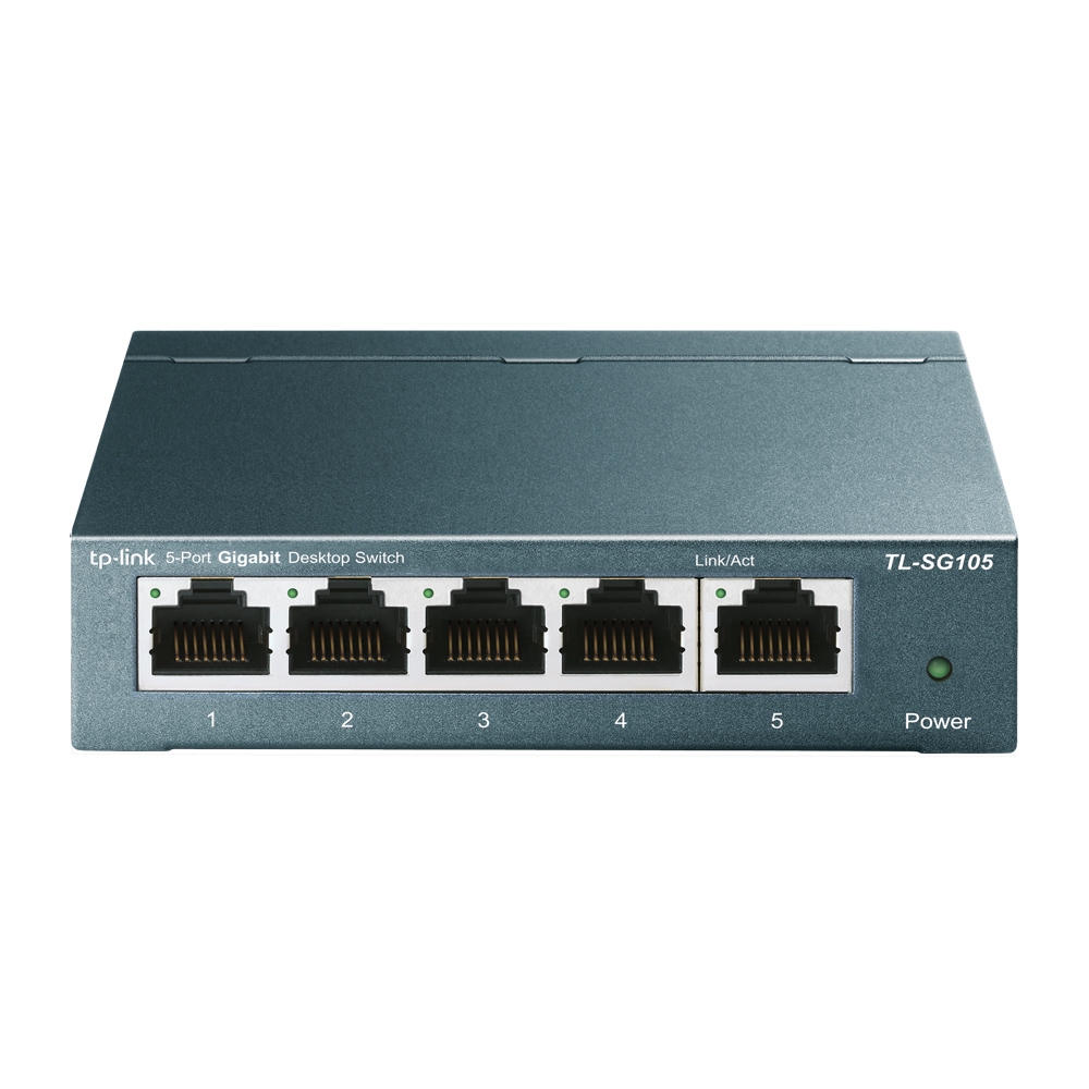 TP-Link TL-SG105 5-Port Metal Gigabit Switch - Conmutador - sin gestionar